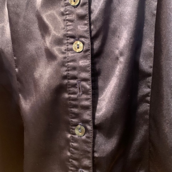 AXARA Paris Blue Silk Shirt - Picture 2 of 4